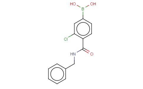 3-CHLORO-4-(N-BENZYLCARBAMOYL)PHENYLBORONIC ACID
